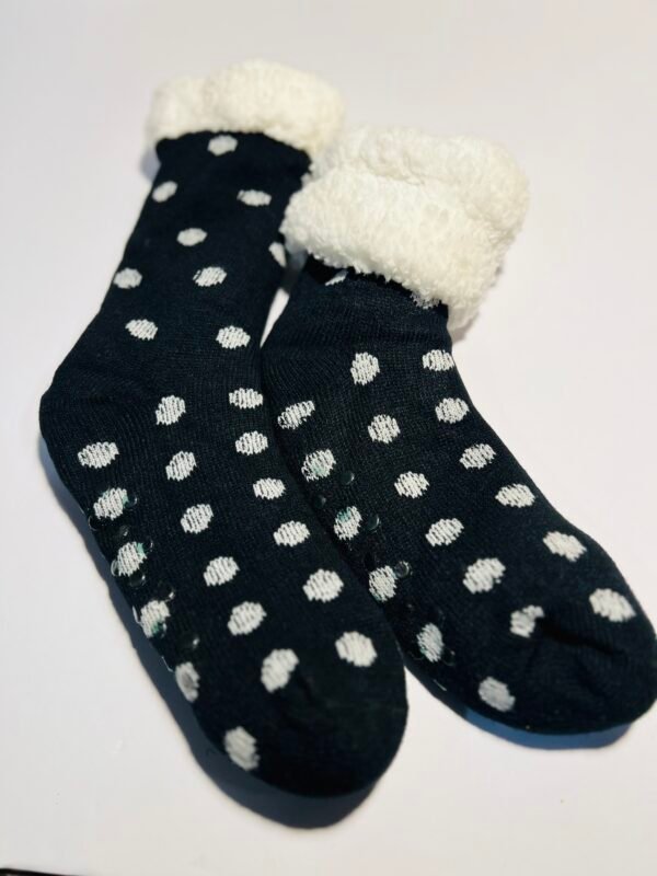 Black Eloquent Soft Sock slippers-Antislip - Image 6