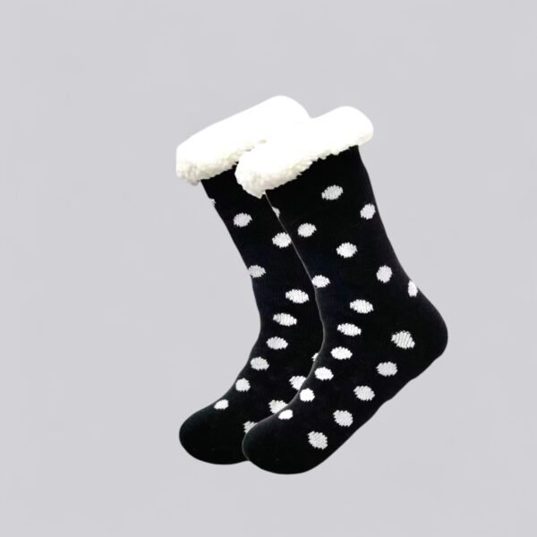 Black Eloquent Soft Sock slippers-Antislip